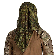 Шарф сітка маскувальний камуфляж для снайперів і стрільців Flecktarn 180*90, фото 3