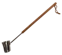 Черпак 300 мл 60 см нержавіюча сталь для лазні та сауни