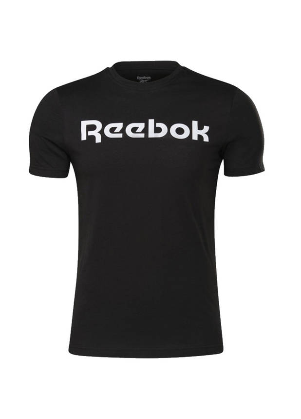 Футболка чоловіча Reebok GS Linear Re S Black/White, фото 1