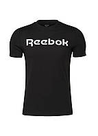 Футболка мужская Reebok GS Linear Re L Black/White
