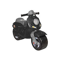 Дитячий ігровий мотоцикл скутер велобіг Машинка каталка для прогулянок на вулиці Чорний колір