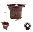 Дачний Унітаз (у комплекті сидіння с кришкою та кріплення), фото 2