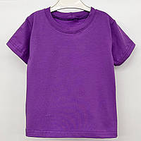 Яркая детская футболка для мальчика и девочки Фиолетовый, 98-104
