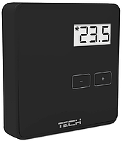 Кімнатний регулятор температури Tech ST-294-v1 (дротовий) (чорный)