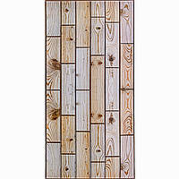 Панели ПВХ для ванной под Текстурное дерево доски 960*480мм стеновая декоративная Бежевый