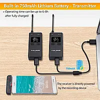 FULAIM VL1 Система бездротових петличних мікрофонів Android Ноутбук і ПК