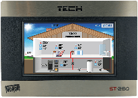 Кімнатний регулятор температури Tech ST-280 (білий)