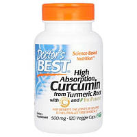 Doctor's Best High Absorption Curcumin 1,000 mg 120 капсул DRB-00107 VB