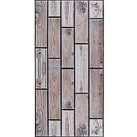 Панелі ПВХ для оздоблення Дерев'яні дошки Текстура дерева 960*480мм декоративна стінова Коричневий