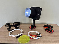Зенитный прожектор ручной поисковый до 1500м TRX-45 от прикуривателя