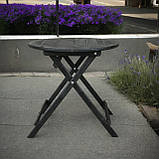 Барний Круглий Високий Розкладний Стіл Для барів Ресторанів або Кафе Власне виробництво Дерево, фото 3