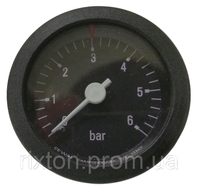 Манометр с выносным датчиком круглый Cewal ID 52 P (Ø52, 1/4", 0-6 бар ...
