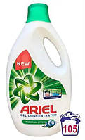 Гель концентрат універсальний для прання Ariel Gel Concentrated mountain Spring 5,7 л 105 прань