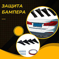 Защита бампера Диффузоры плавники Honda Accord Хонда Аккорд Накладки для защиты бампера