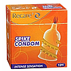 Презерватив Recare Spike Condon із шипами по спіралі та вусиком зверху (паковання 1 шт.), фото 3