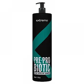 Тривалентний шампунь із пробіотиком Extremo Pre-Probiotic Detox Trivalent Shampoo