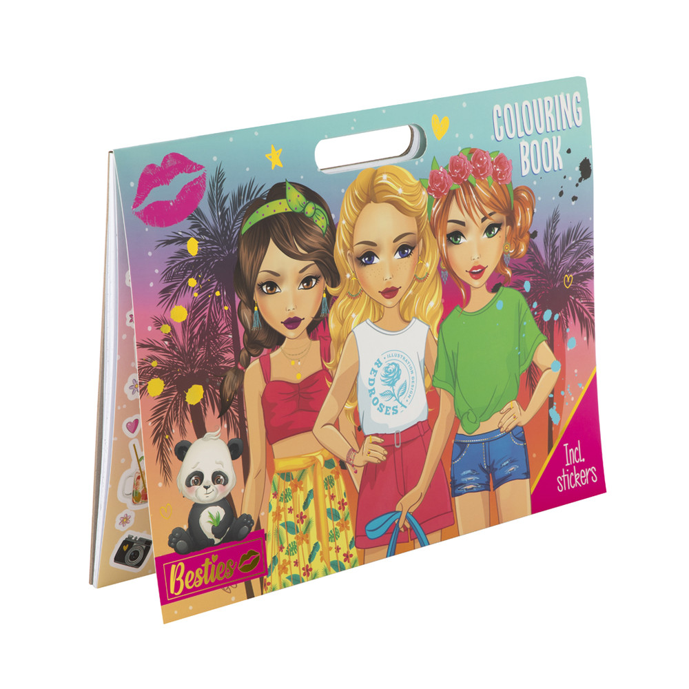 Розмальовка Besties Бестіс Мега зі стікерами 961023, фото 1