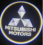 Світлодіодне підсвічування на дверях автомобіля з логотипом Mitsubishi