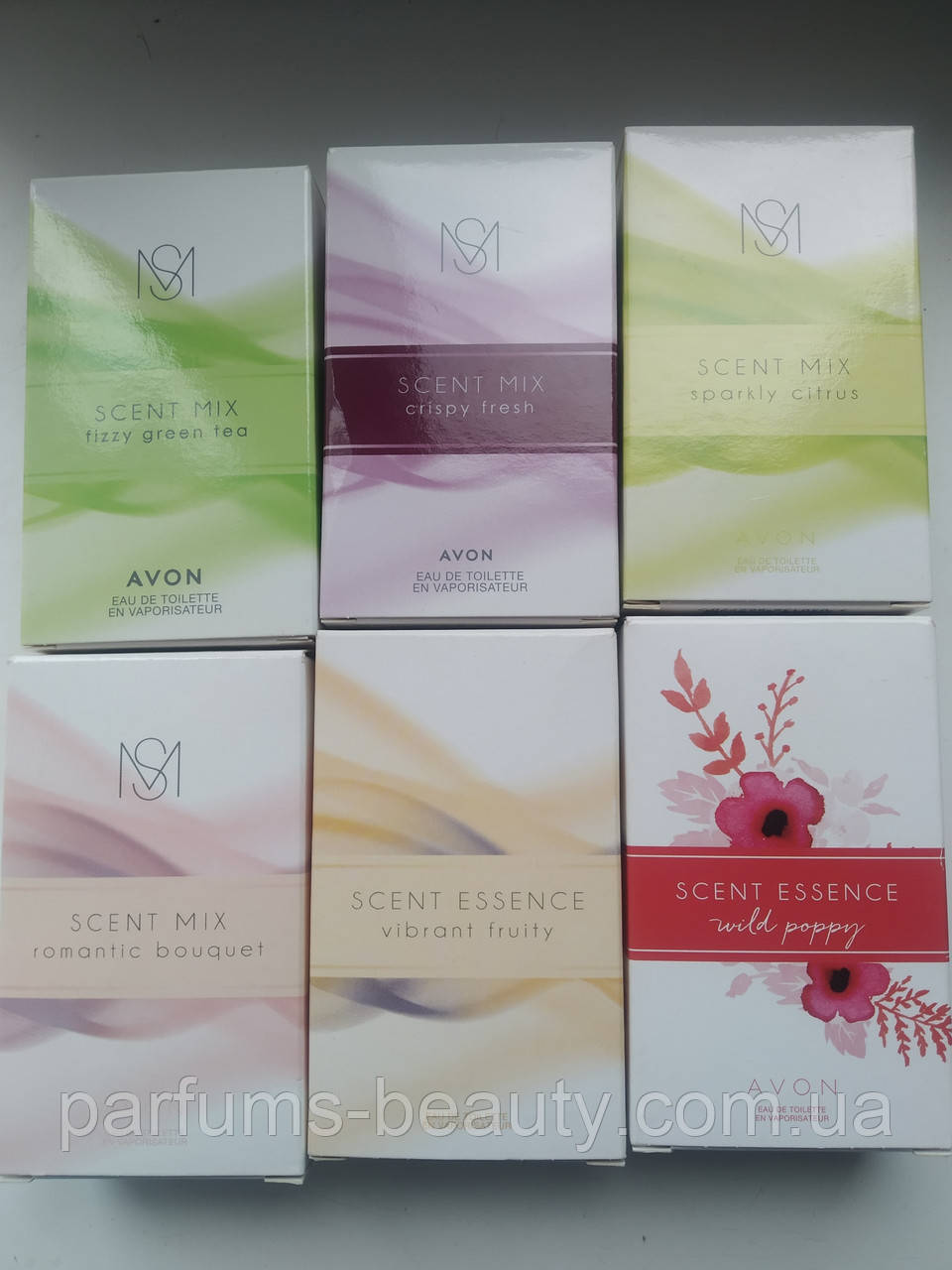 Туалетна вода жіноча Avon Scent Mix Fizzy Green Tea Зелений чай (в асортименті)