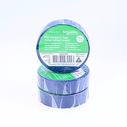 Ізолента Schneider Electric синя 19мм х 20м