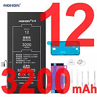 Аккумуляторна батарея NOHON для iPhone 12 12pro 3200 mAh MAX2 capacity