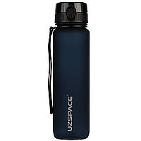 Бутылка UZspace Colorful Frosted 3038, 1000 мл, Dark Blue CN11246 VB