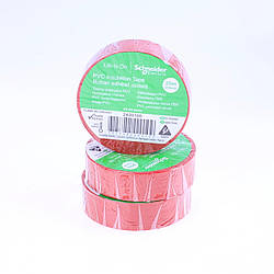 Ізолента Schneider Electric червона 19мм х 20м