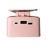 Багатофункціональна Bluetooth колонка тримач K18 Бездротова караоке підставка для телефону на 2 мікрофони, фото 4