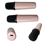 Багатофункціональна Bluetooth колонка тримач K18 Бездротова караоке підставка для телефону на 2 мікрофони, фото 7