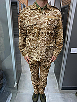 Военная форма мужская летняя пиксель койот темный F1, китель + штаны, размер XL *