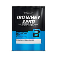 Протеин BioTech Iso Whey Zero, 25 грамм Черный бисквит DS