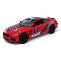 Машинка Kinsmart "BMW M8 Competition Coupe 5", красная Toys Shop