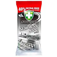 Влажные салфетки для нержавеющей стали и металла Green Shield Stainless Steel (70 штук)