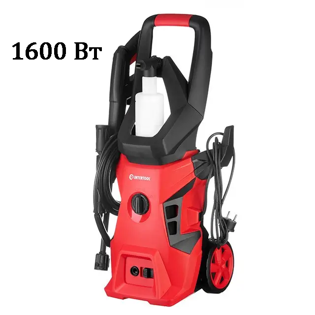 Мийка високого тиску INTERTOOL DT-1502: 1200 Вт, 100 барів, побутова мийка для авто та господарства, фото 1