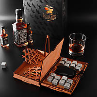 Whisky Stones камни для виски, подарочный набор для мужчины, подарочный деревянный набор с бокалами