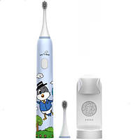 Звуковая зубная щетка Medica+ KidsBrush 7.0 (Япония) Голубая 50995 18430 PS