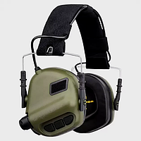 Активные шумоподавляющие наушники EARMOR M31H тактические с креплением для шлема FAST Olive Green Оливковый *