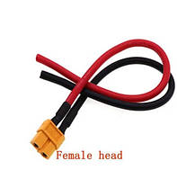 Силовий кабель із роз'ємів XT60 (провід 10 см) Female