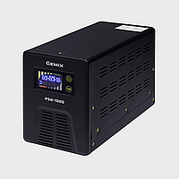 ИБП для внешнего аккумулятора Gemix PSN-1000 600 Вт 2 розетки Schuko AVR чистая синусоида UPS *