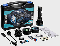 Фонарь + набор тактический Olight Warrior X Turbo Kit 1000 м 1100 лм магнитное крепление кнопка ДУ кейс *