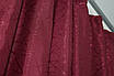Комплект (2шт. 1х2,7м.) готових жакардових штор, колекція "Савана". Колір бордовий. Код 612ш 31-159, фото 6