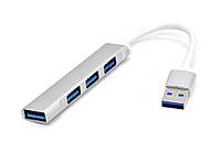 USB-хаб HUB разветвитель USB 3.0 Type-A на 4 порта: 1 x USB 3.0 3 x USB 2.0 металл