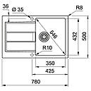 Кухонна мийка Franke S2D 611-78 чорний (143.0621.190), фото 2