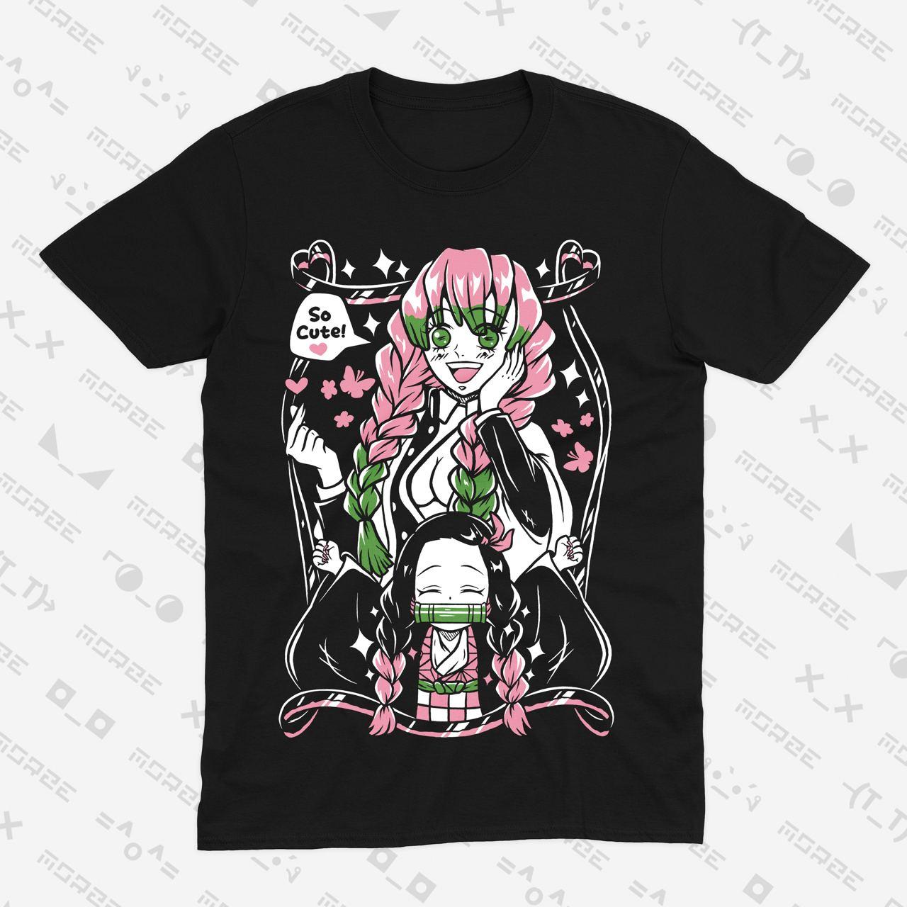Футболка чорна Morze DEMON SLAYER V34