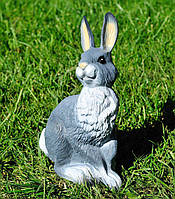 Садова фігура Зайчиха (36х15х23 см), садові статуетки, садові фігури з полістоуну, фігурки в сад