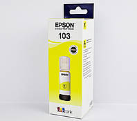 Оригинальные чернила Epson EcoTank L1110 / L3100 / L3200 / L3250 / 103 Yellow, 65 ml C13T00S44A