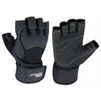 Перчатки для фитнеса Sporter MFG-148.4A, Black/Yellow S CN9868-4 VB