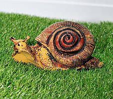 Садова фігура Равлик малий (14х11х20 см), садові фігури з полістоуну, садово-паркові  фігури