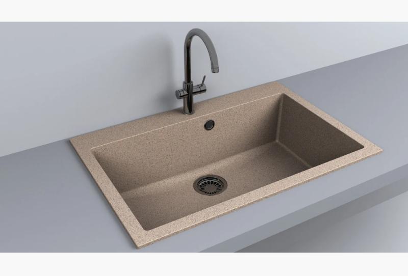 Кухонна мийка Fancy Marble Jersey 760 пісок, фото 1