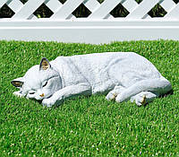 Садовая фигура Кошка спящая